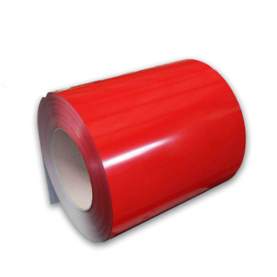 0.6mm PPGI-spoel Kleurcoated Steel Coil met tolerantie ±1% Punching Processing Service en meest populaire kleuren