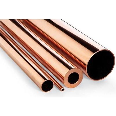 195 MPa Ultieme sterkte Bulk Copper Pipe in verschillende maten van 0,3 mm tot 80 mm Buitendeurs