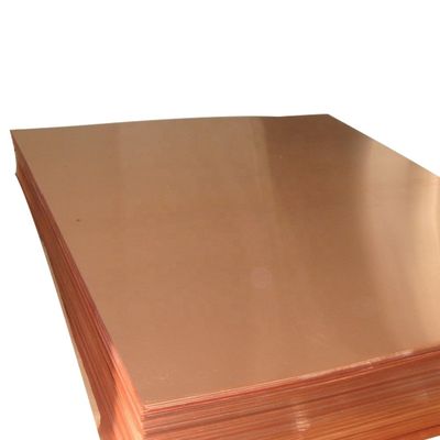 10 mm Dikte Koperplaat Minimum bestelling Een ton Ultieme sterkte ≥ 195 MPa voor decoiling service