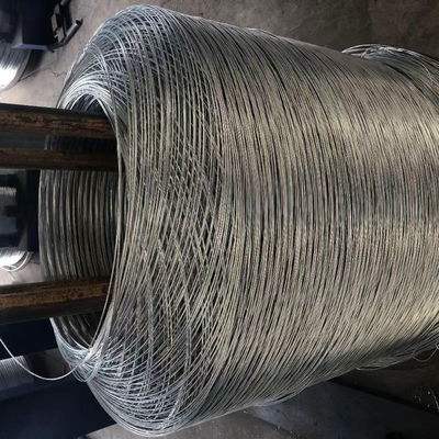 Verzekering 8 mm doorsnede gegalvaniseerde staaldraad met lusbanddraad en elektro gegalvaniseerde techniek