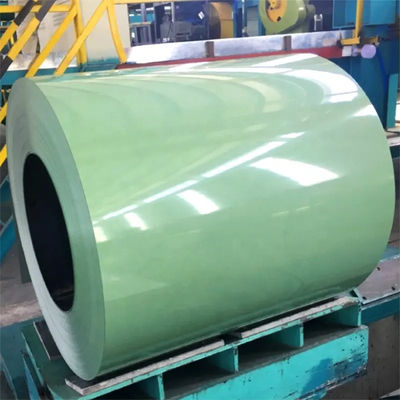 Materiaal gegalvaniseerde met kleur gecoate stalen spoel met buigverwerking en 600-1250 mm breedte