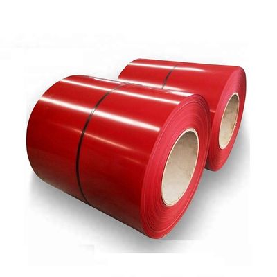 Beste kleur gecoate gegalvaniseerde galvalumstaal spoel voor Z121-Z180 coating en hardheid Mid hard
