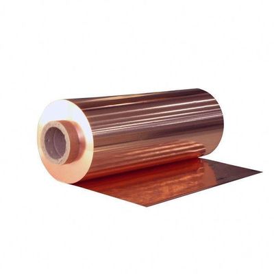 1mm-2500mm Breedte Koperstrook Koper spoel 0,013 inch voor de verwerking Service