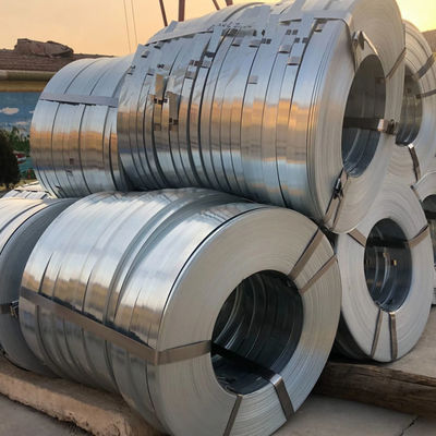 Gegalvaniseerde koolstofstaalstrook met aanpasbare breedte 9,8-850 mm en coating Z41-Z60