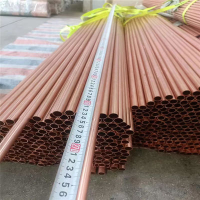 Ruwe materialen rechte koperen buis 3/4x10 met en 1mm-220mm wanddikte
