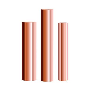Industriële 16 mm diameter koperstaaf 99% Cu 1500 mm lengte voor de verwerking van grondstoffen