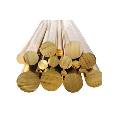 Lange 1-6 m of als gebogen dienst voor grondstoffen 2 m C1100 Koper Ronde Staaf Vlakke Ronde Solid Brass Staven