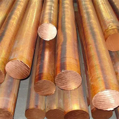 Lange 1-6 m of als gebogen dienst voor grondstoffen 2 m C1100 Koper Ronde Staaf Vlakke Ronde Solid Brass Staven