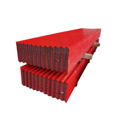 16 Gauge gegolfde stalen platen met een tolerantie van ± 1% en RAL-kleur op maat van uw behoeften