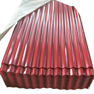 600-1500 mm Breedte Z41-Z60 Coating 0.2mm golfmatig stalen plaatje met strenge testen en verzekering