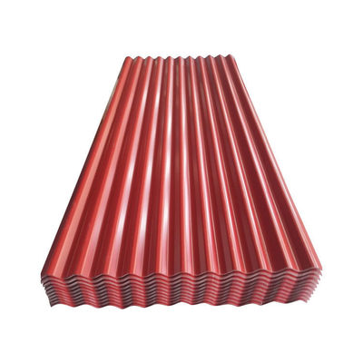 Aanpassing gegalvaniseerd 10 gauge gegolfd plaat staal met RAL kleur en dikte 0,14-0,20 mm