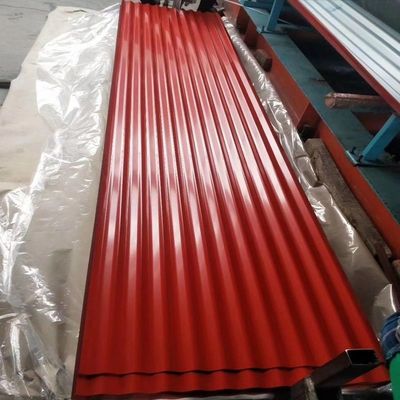 Aanpassing van PPGI PPGL gegalvaniseerd gegolfd staalplaat met Z41-Z60 coating en ±1% tolerantie
