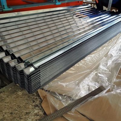 Geaffineerde gegalvaniseerde zink dakplaten met punchverwerkingsservice en regelmatig spangle van directe levering