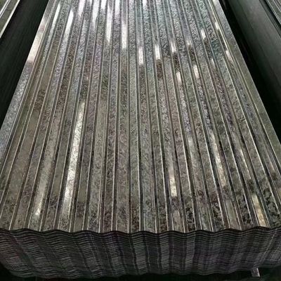 Geaffineerde gegalvaniseerde zink dakplaten met punchverwerkingsservice en regelmatig spangle van directe levering