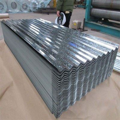 Op maat gemaakte 28 gauge gegalvaniseerde dakplaat in verschillende maten met breedte 600-1250 mm en lengte 3601-3660 mm