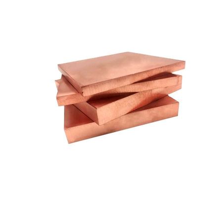 Kracht 2 mm Koperen plaat Niet-legering Anodiserend Borstelen Zand Blasting